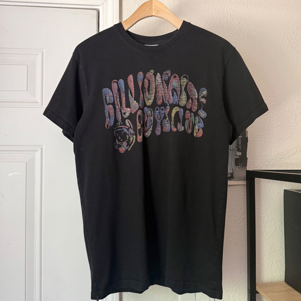 BILLIONAIRE‎ BOYS CLUB Black cotton logo graphic crew short sleeve tee t-shirt